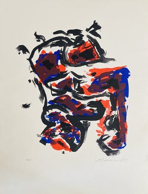 Theo Wolvecamp - Abstracte compositie kopen? Bied vanaf 100!