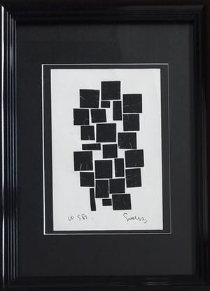 Siep van den Berg - Collage op papier kopen? Bied vanaf 125!