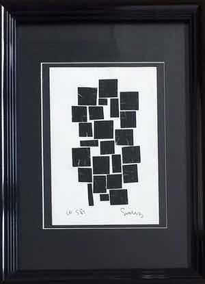 Siep van den Berg - Collage op papier verkocht voor € 125!