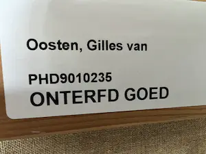 Gillis van Oosten - Onbekend kopen? Bied vanaf 50!