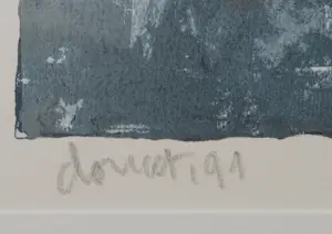 Jacques Doucet - Ingelijste litho: Bon à tirer - 1991 kopen? Bied vanaf 200!