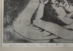 Paul Martin Koning - Bohemian Dream (simultaan) - 4/12 - 1976 - ets en aquatint op papier kopen? Bied vanaf 20!