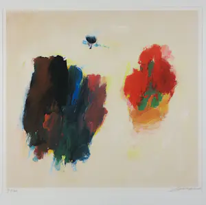 Eugène Brands - Zeefdruk op papier, Nuages - Ingelijst kopen? Bied vanaf 350!