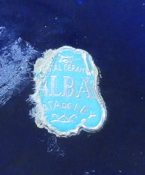 Curiosa - C.C. Alba Ceramica Oviedo - Grote blauwe vaas met sterling zilveren decoratie kopen? Bied vanaf 1!