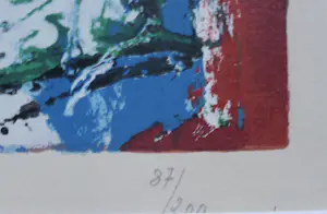 Jacques Doucet - Red - ingelijst - 200 ex. kopen? Bied vanaf 200!