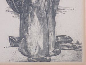 Willem van den Berg - Volendammer visser - Litho kopen? Bied vanaf 1!