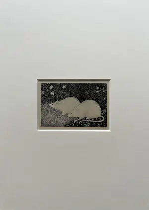 Jan Mankes - Originele Heliogravure 2 Muizen 1923 kaufen? Bieten Sie von 110!