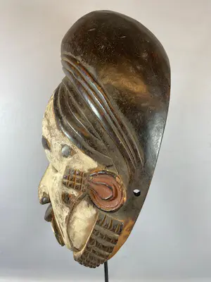 Igbo - 220921 - African IGBO Mask - Nigeria. kopen? Bied vanaf 65!