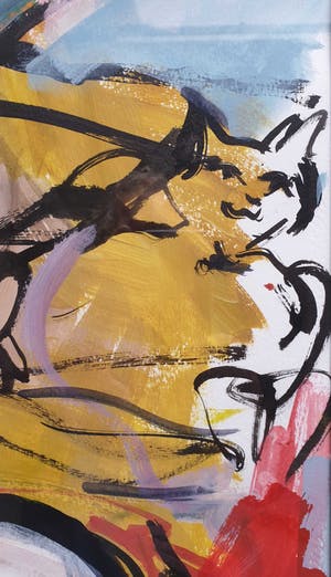 Arien Winkel - Vrouw met kat kopen? Bied vanaf 100!