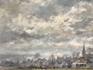 Jos Leurs - Dorpje Hulsel bij Eindhoven. kopen? Bied vanaf 425!