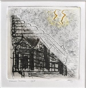 Hannes Postma - Ets (zonder titel) kopen? Bied vanaf 30!
