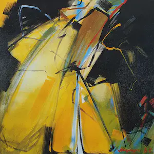Erik van der Grijn - Abstract III (1985) - Ingelijst kopen? Bied vanaf 55!