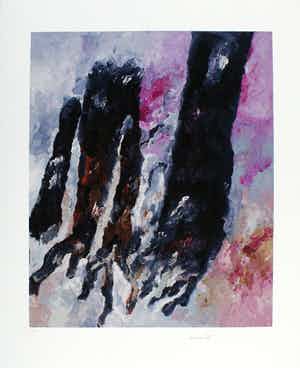 Armando - Kleurengiclee DIE BAUME Handgesigneerd. verkocht voor € 159!