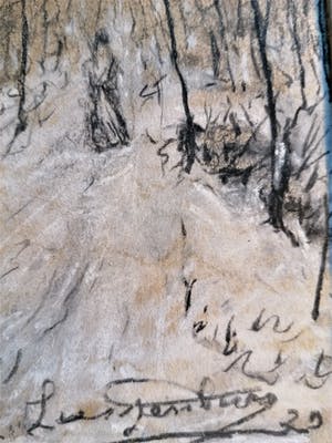 David Lussenburg - Huisje aan de Warholt in de sneeuw kopen? Bied vanaf 40!