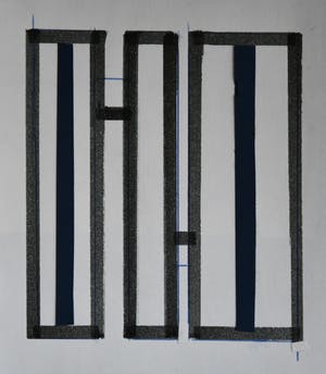 Siep van den Berg - # SET VAN TWEE CONSTRUCTIVISTISCHE TEKENINGEN/COLLAGE # 1980, zeer goed kopen? Bied vanaf 48!