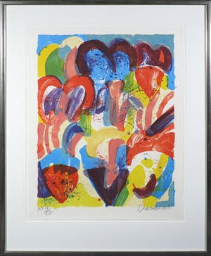 Jan Cremer - Litho, Tulips - Ingelijst (Groot) kopen? Bied vanaf 200!