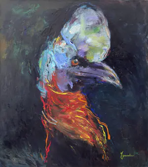 Jeanne Wesselius - Stilleven met vogelkop. kopen? Bied vanaf 315!