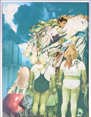 AcheterBert Haaitsma - Collage van foto's, Zonder titel - Ingelijst? Enchérissez de 1!