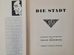 AcheterFrans Masereel - Die Stadt - 100 Holzschnitte / Limmat Verlag Zürich? Enchérissez de 1!