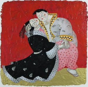 Ada Breedveld - Zeefdruk, Femmes Japonnais VI - Ingelijst kopen? Bied vanaf 50!