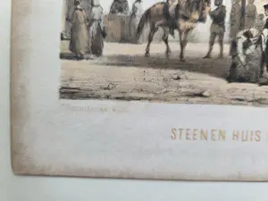 Cornelis Springer - Vijf stadsgezichten / gebouwen kopen? Bied vanaf 20!
