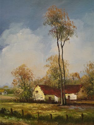 Henner Knauf - Landschap kopen? Bied vanaf 40!