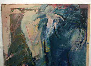 Frank van Eijndhoven - Acryl op doek , Naakt 2 – 1977 – 115 x 100 cm. kopen? Bied vanaf 150!