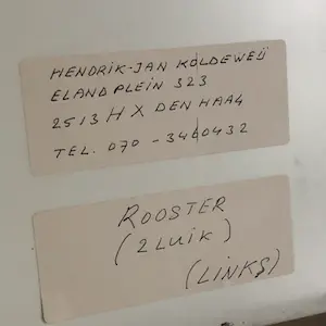 Hendrik Jan Koldeweij - Rooster (XL tweeluik) kopen? Bied vanaf 50!