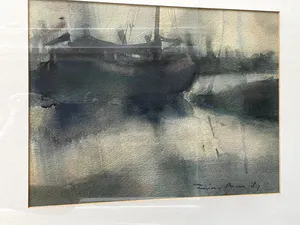 Riny Bus - Droogvallende tjalk in haven kopen? Bied vanaf 45!