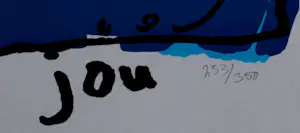 Herman Brood - Ingelijste zeefdruk: Kook van jou (laatste exemplaar!) kopen? Bied vanaf 750!