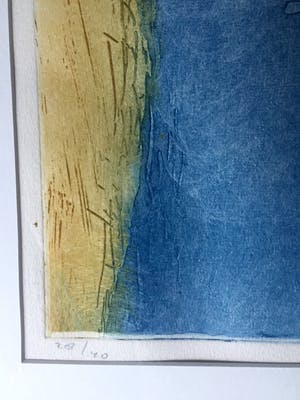 Jan Montyn - Kleurets, Ingelijst. kopen? Bied vanaf 150!