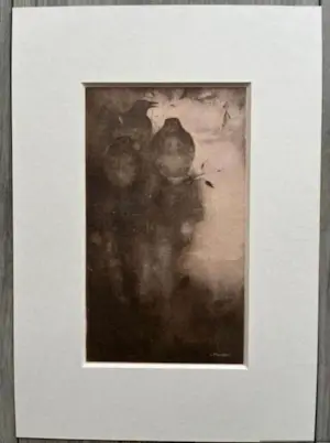 Jan Mankes - Originele Heliogravure Lijsters in Avondstemming 1923 kopen? Bied vanaf 130!