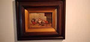 Niet of onleesbaar gesigneerd - Kipen verkocht voor € 1!