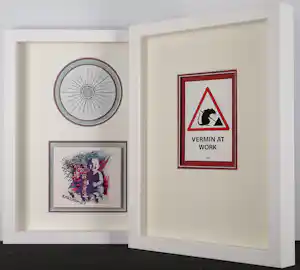Banksy - BANKSY Set : CD Диагноз-27–Беспредельный + Sticker Vermin At Work 014/BNK/5Y verkauft für € 275!