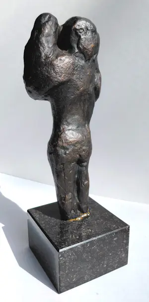 Gene Eggen - Moeder en kind, bronzen beeld kopen? Bied vanaf 475!