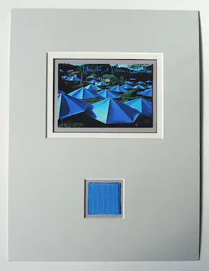 Christo - Project The Blue Umbrellas Japan - 1984/91 - handgesigneerd -ready to frame kopen? Bied vanaf 129!