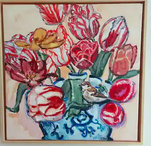 Tanja Koelemij - Stilleven met mus verkocht voor € 90!