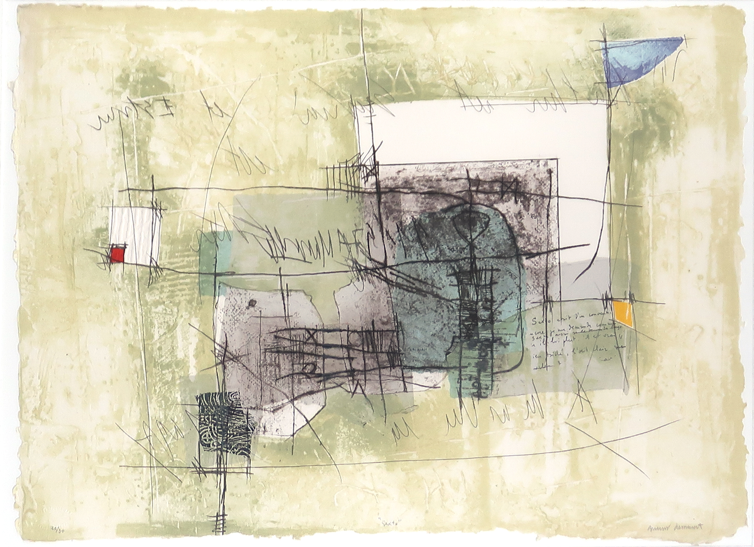 Bernard Remusat - Carborundum, Sexto - Ingelijst kopen? Bied vanaf 60!