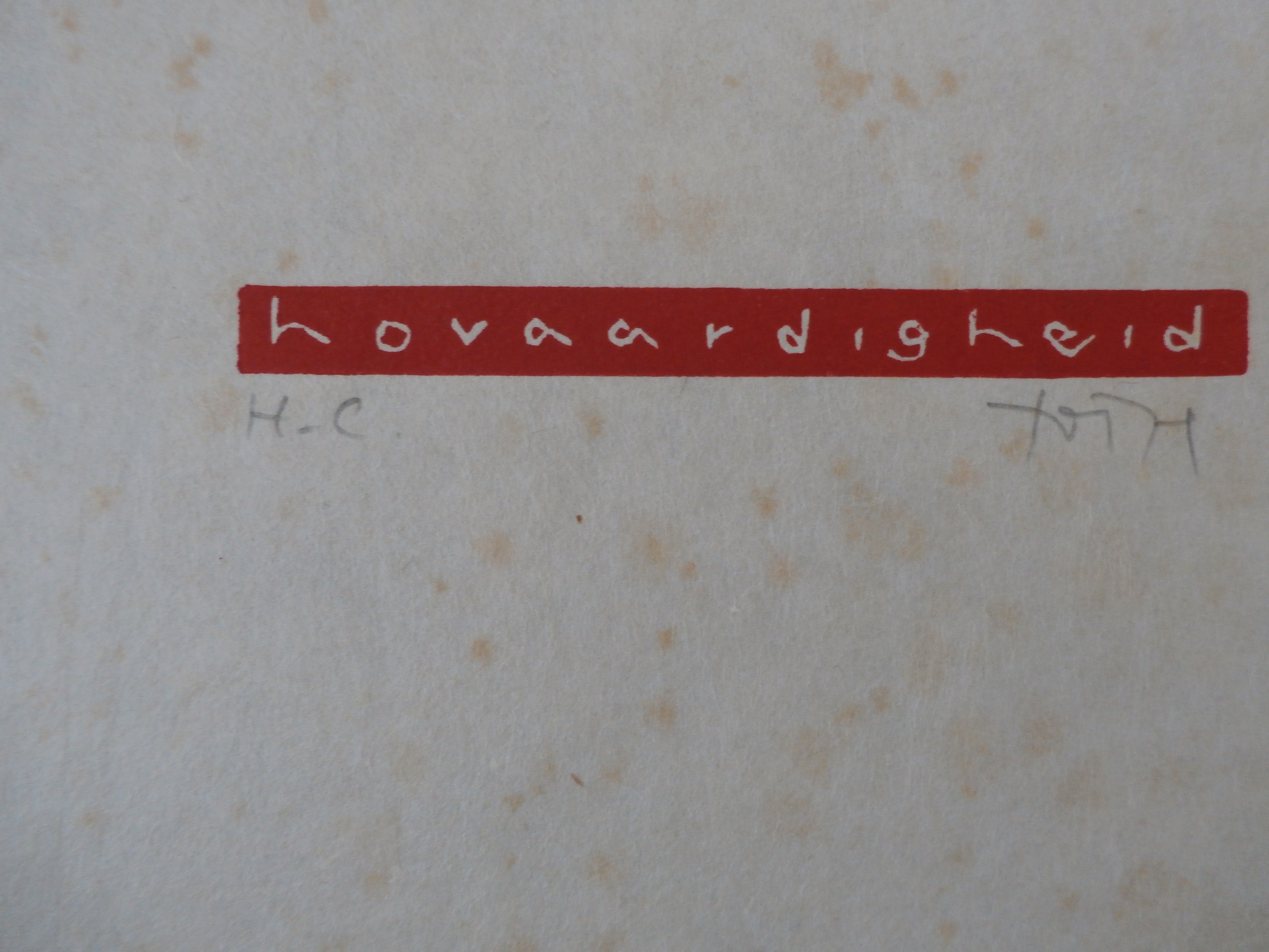 Tom Thijsse - 6 linosneden: de hoofdzonden kopen? Bied vanaf 1!