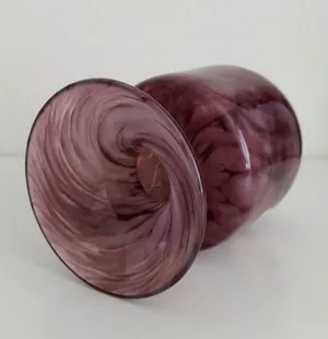 Niet of onleesbaar gesigneerd - handgemaakte vaas, MTarfa Glass, Malta kopen? Bied vanaf 1!