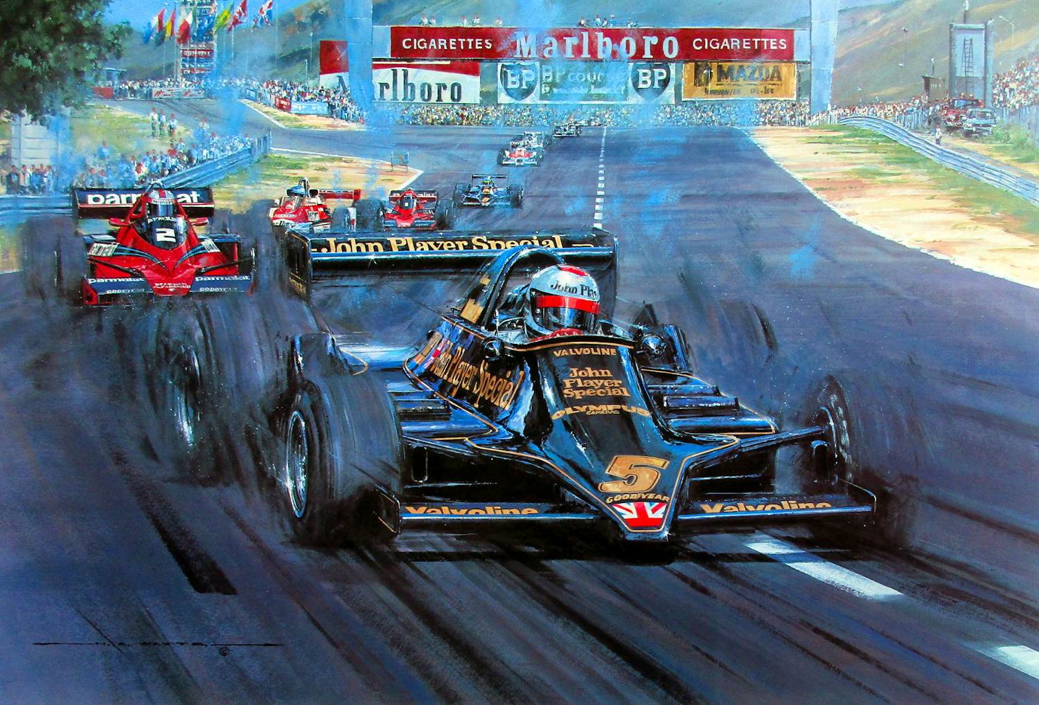 Nicolas Watts - Lotus 79 #5 Mario Andretti (Signed) - Winner French Grand Prix 1978 kopen? Bied vanaf 149!