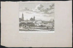 Simon Fokke - Gravure, Delft van binnen na de verwoesting (...) kopen? Bied vanaf 1!