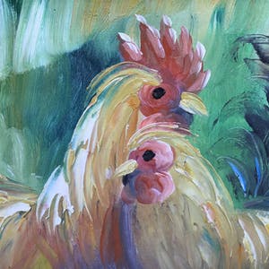 Niet of onleesbaar gesigneerd - Kip en Haan. kopen? Bied vanaf 1!