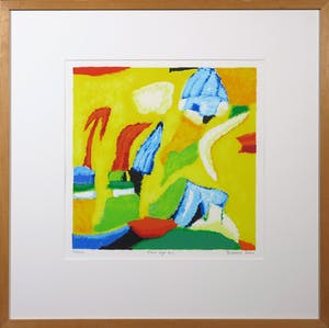 Saskia Bremer - Zeefdruk, New age b.1 - Ingelijst kopen? Bied vanaf 1!