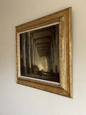 Jacques Snoeck - Moeder en dochter in kerkinterieur kopen? Bied vanaf 225!
