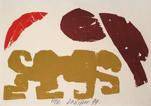 Carel Visser - Houtsnede 1999 kopen? Bied vanaf 195!