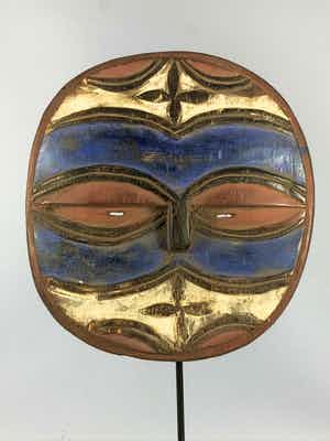 Dogon - 200377 - Tribal used African Teke mask - Congo. verkocht voor € 45!
