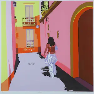 Marco Kooiman - Zeefdruk, Gallipoli - Ingelijst kopen? Bied vanaf 80!