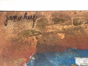 Jan van Heel - Twee geabstraheerde landschappen kopen? Bied vanaf 100!