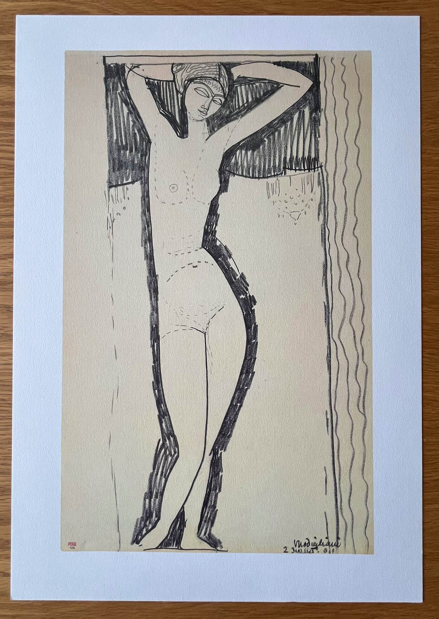 Amedeo Modigliani - "Caryatid" - Beperkte uitgave in nieuwstaat - 1994 kopen? Bied vanaf 55!